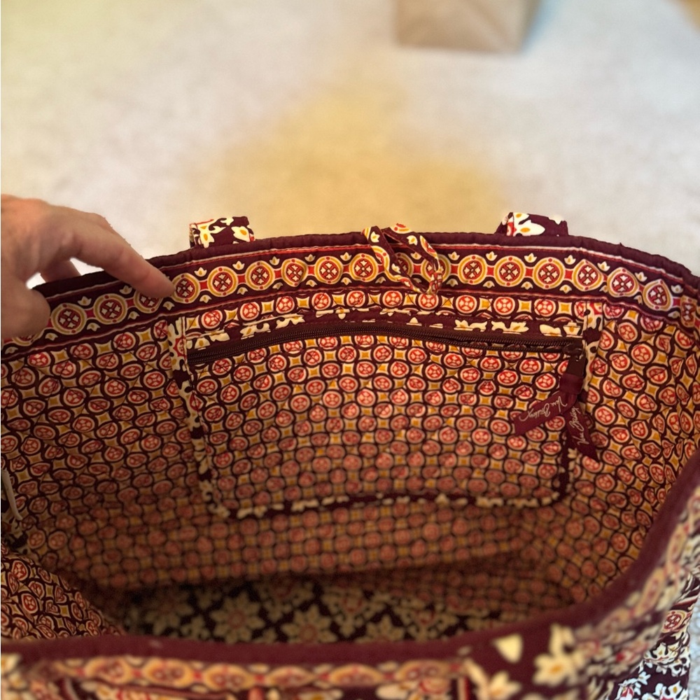 Floral Patterned Tote Bag - Multicolor - Picture 3 of 3